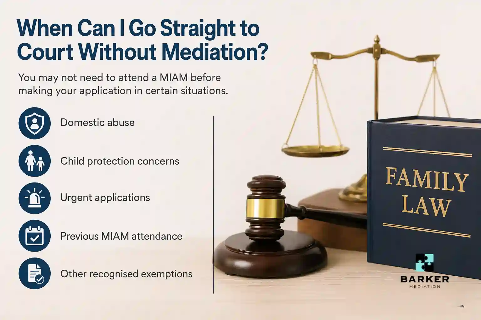 When Can I Go Straight to Court Without Mediation Redruth?